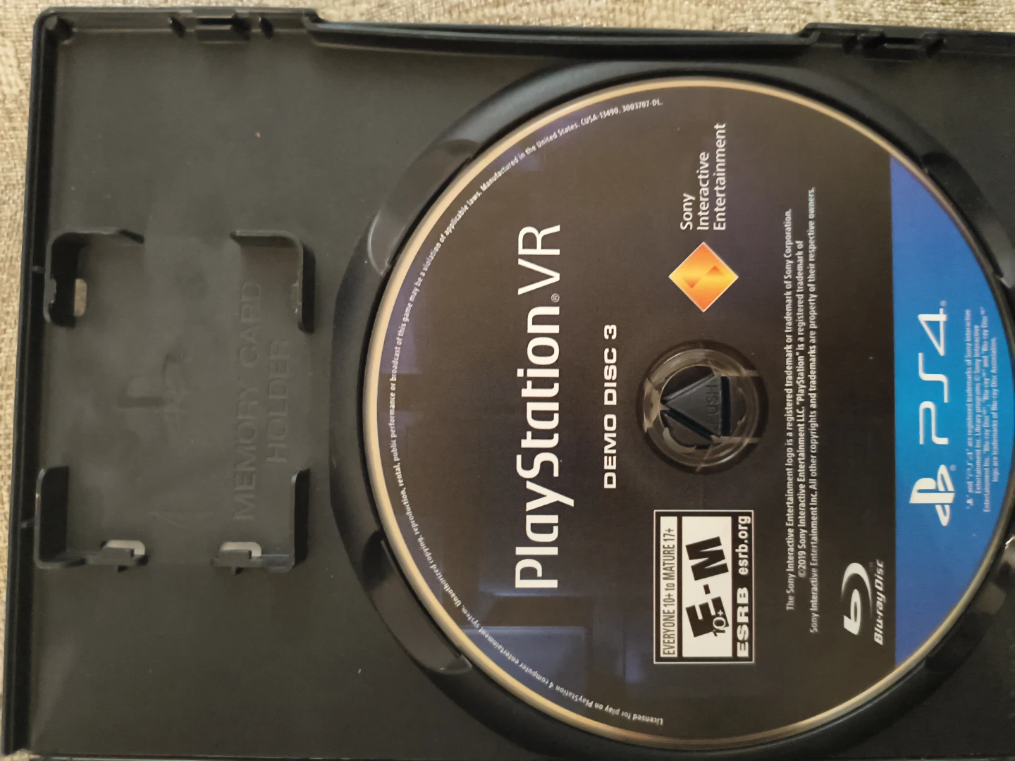 PlayStation VR Demo Disc 3 PS4 Game - photo 2