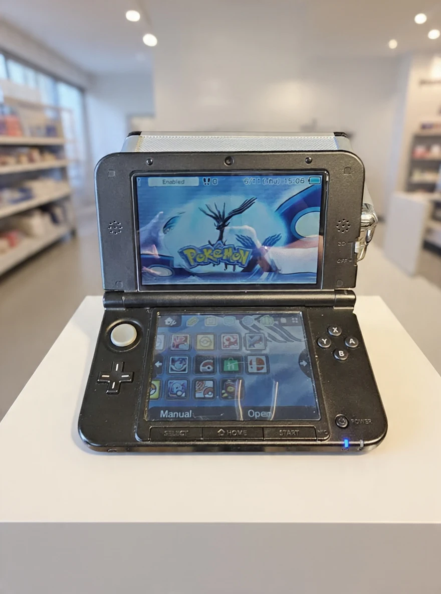 Nintendo 3DS RED XL Modded - photo 3