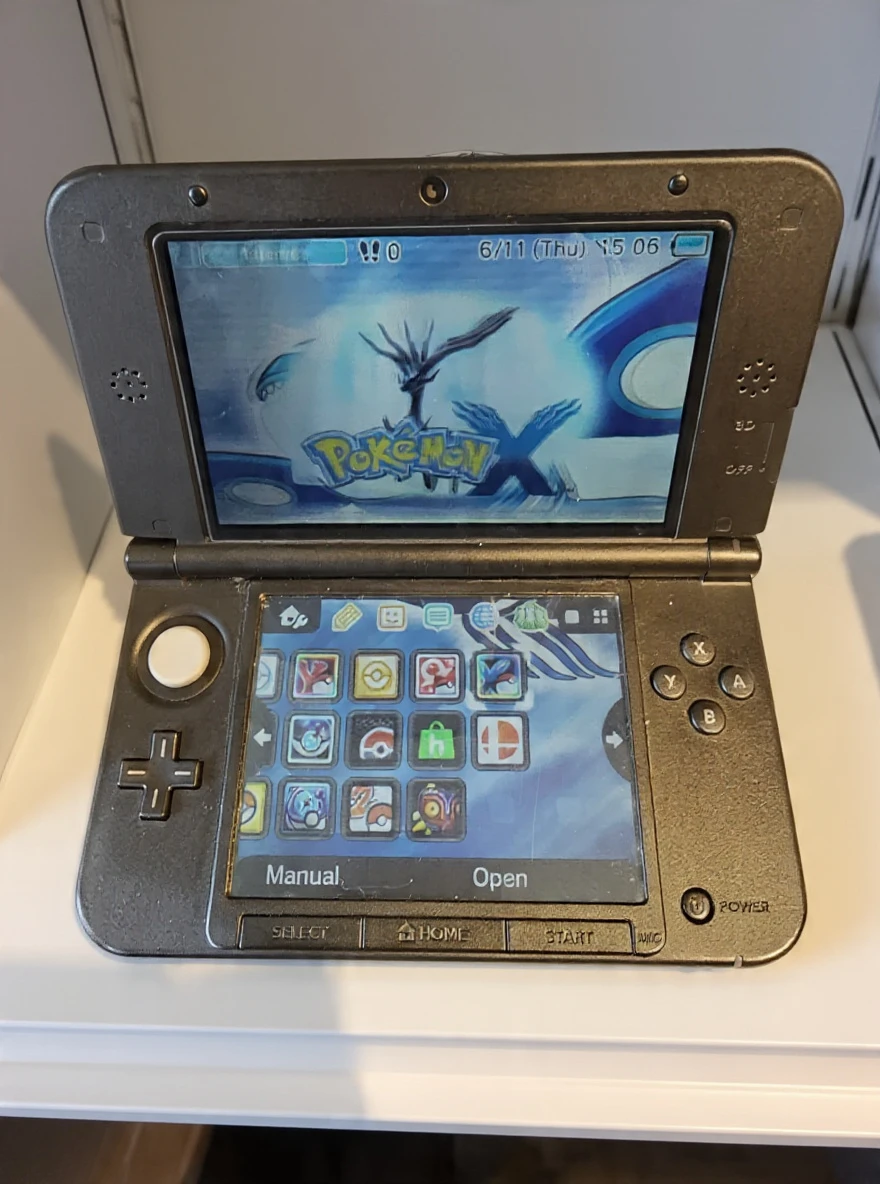 Nintendo 3DS RED XL Modded - photo 4