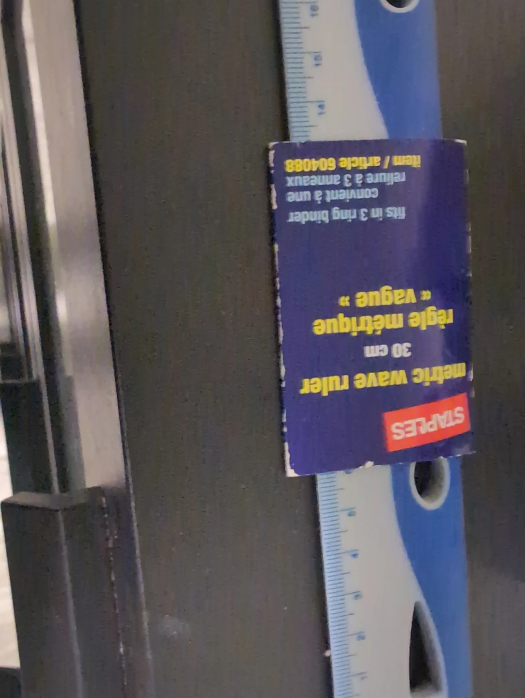 Staples Metric Wave Ruler 30 cm - photo 2