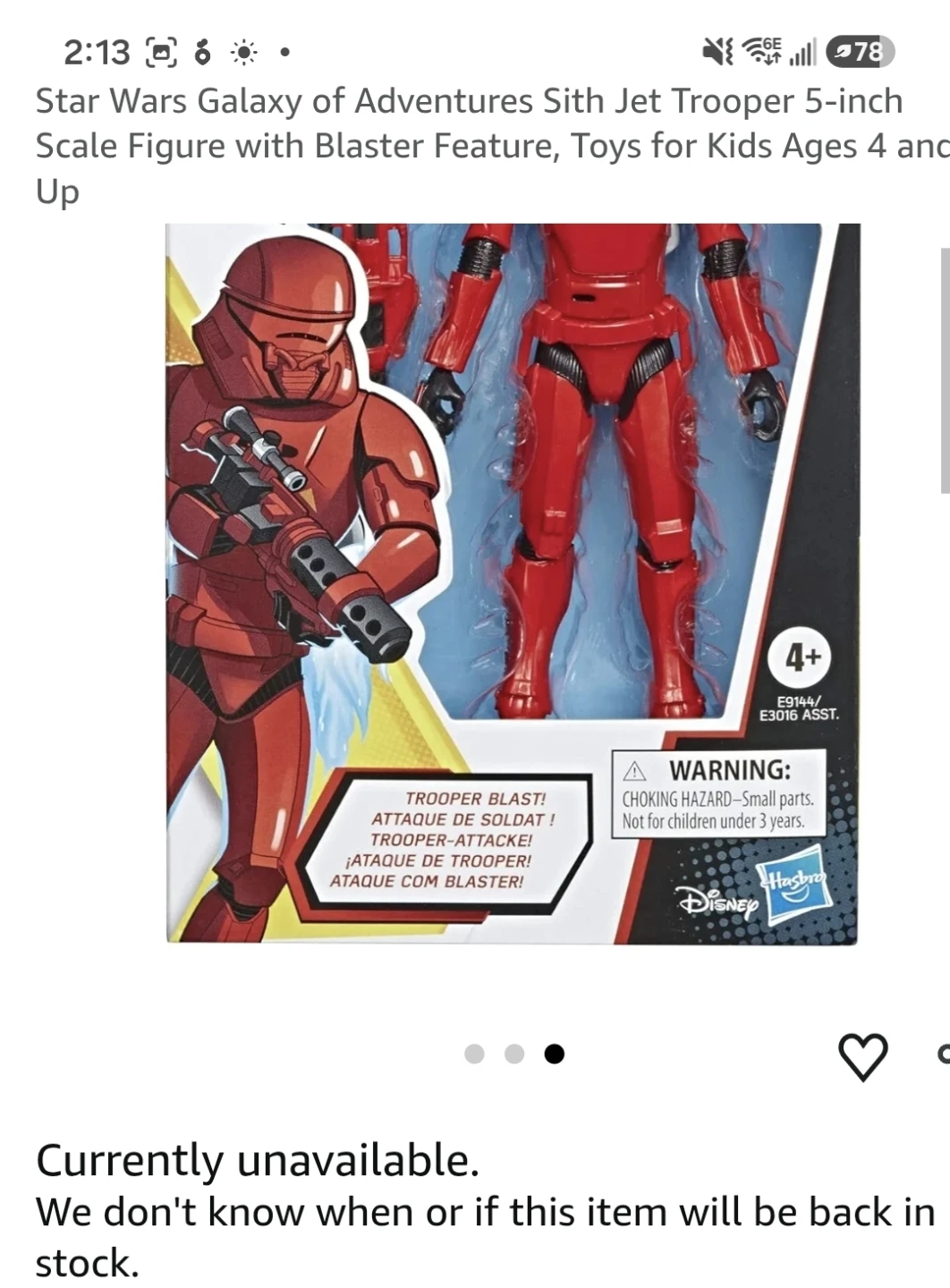 Sith Jet Trooper 5-inch Action Figure - photo 2
