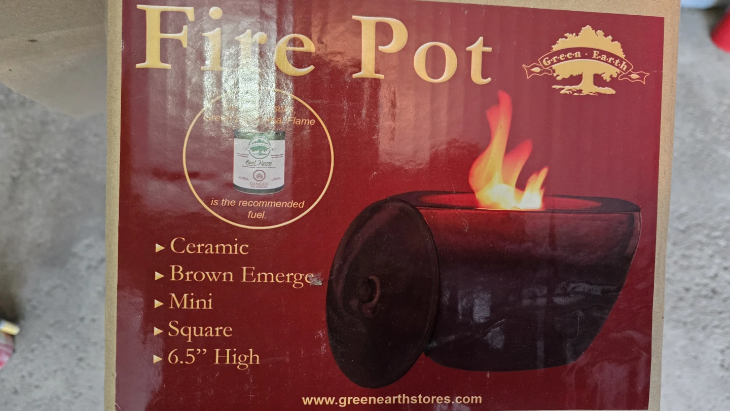 Green Earth Fire Pot