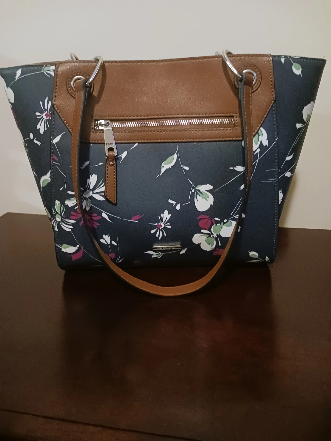 Chaps  Floral Tote Bag