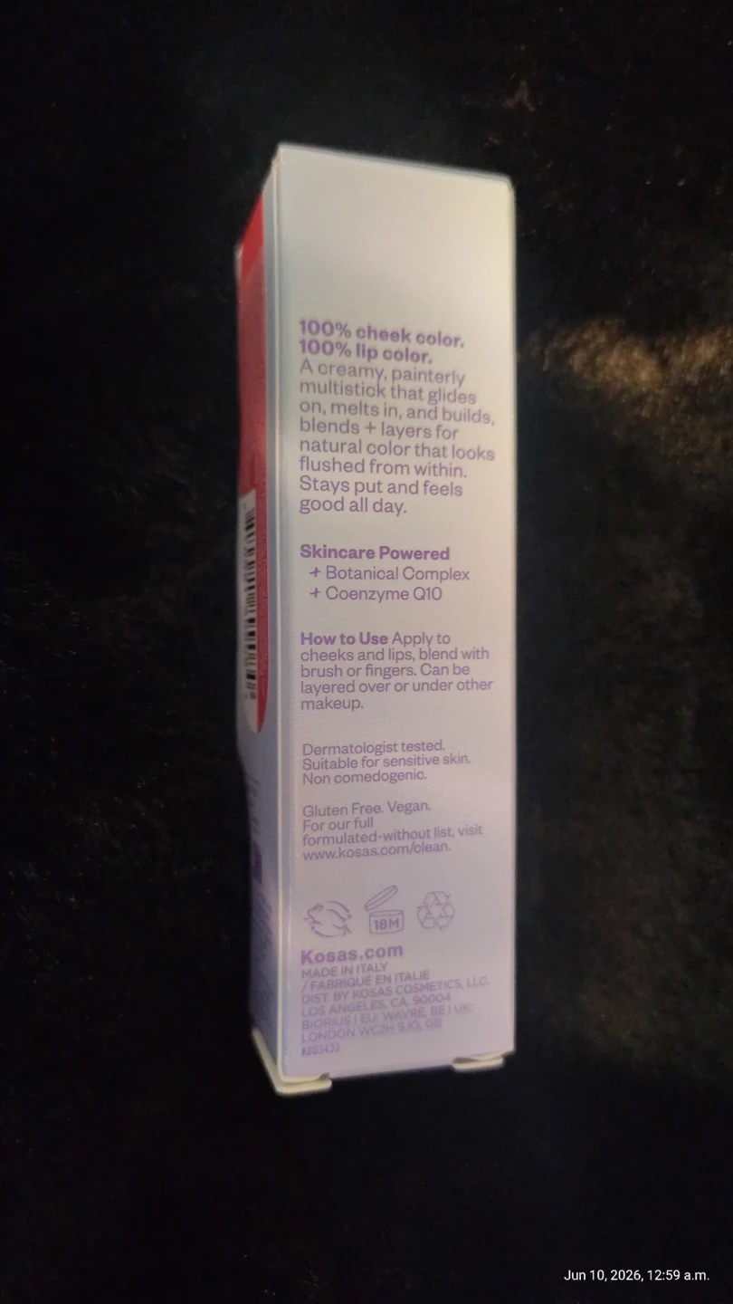 Kosas Impressionist Multistick. Guava Pink, for lips and cheeks. - photo 5