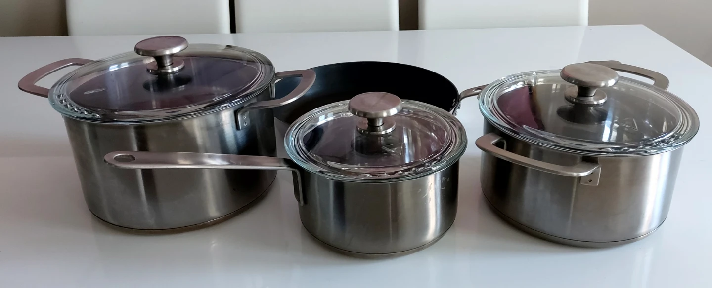 IKEA HEMKOMST 7-piece Stainless Steel Cookware Set - photo 2