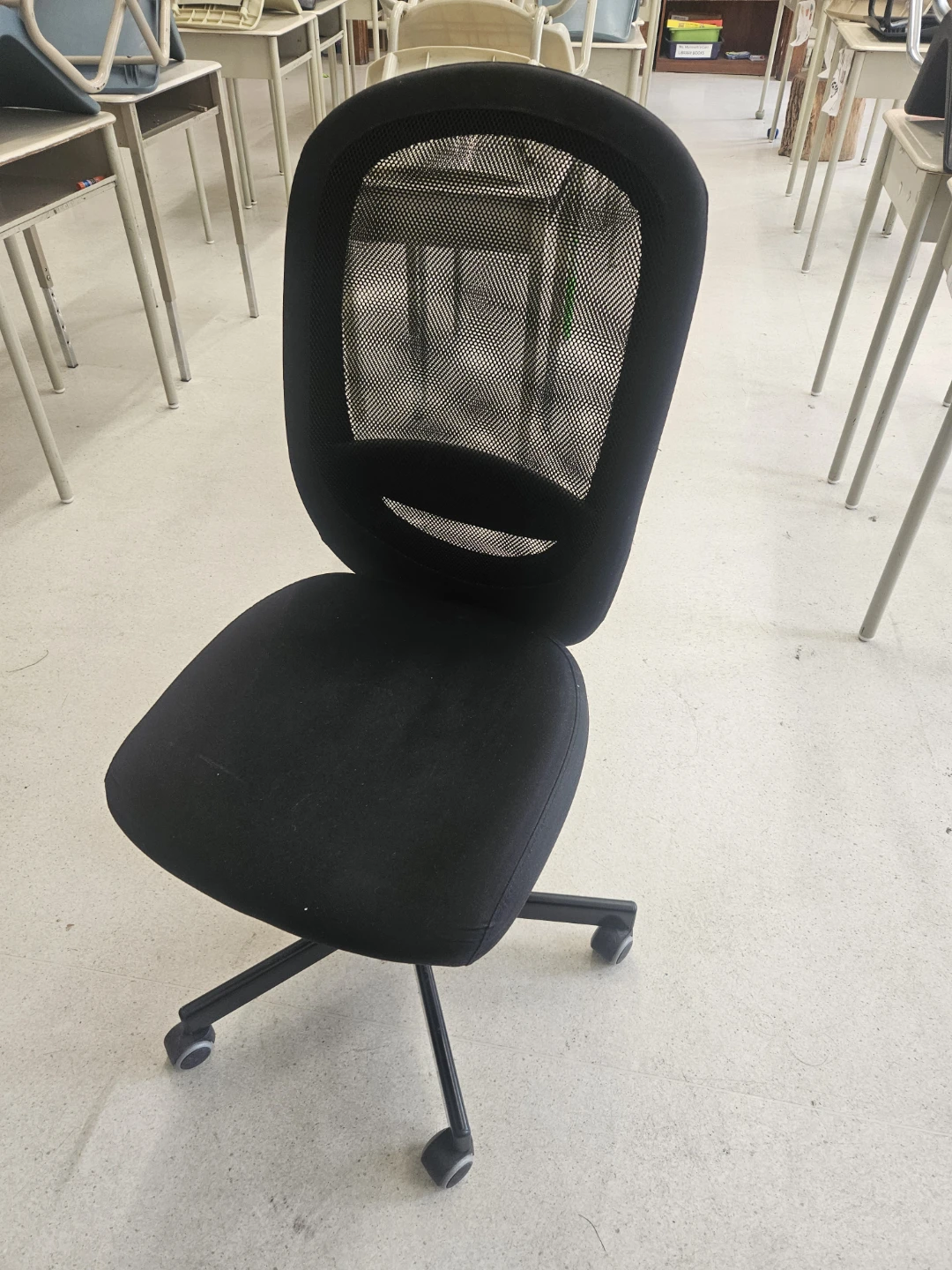 Ikea black office chair