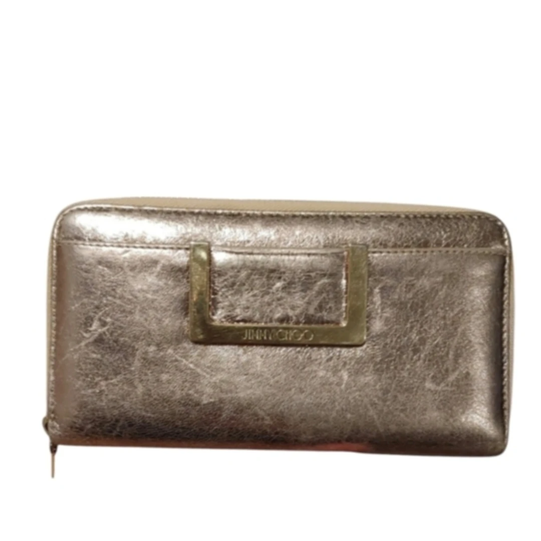 Vintage Jimmy Choo Leather Long Wallet