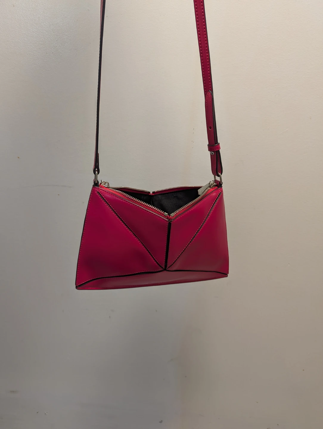 Pink Origami Crossbody Bag