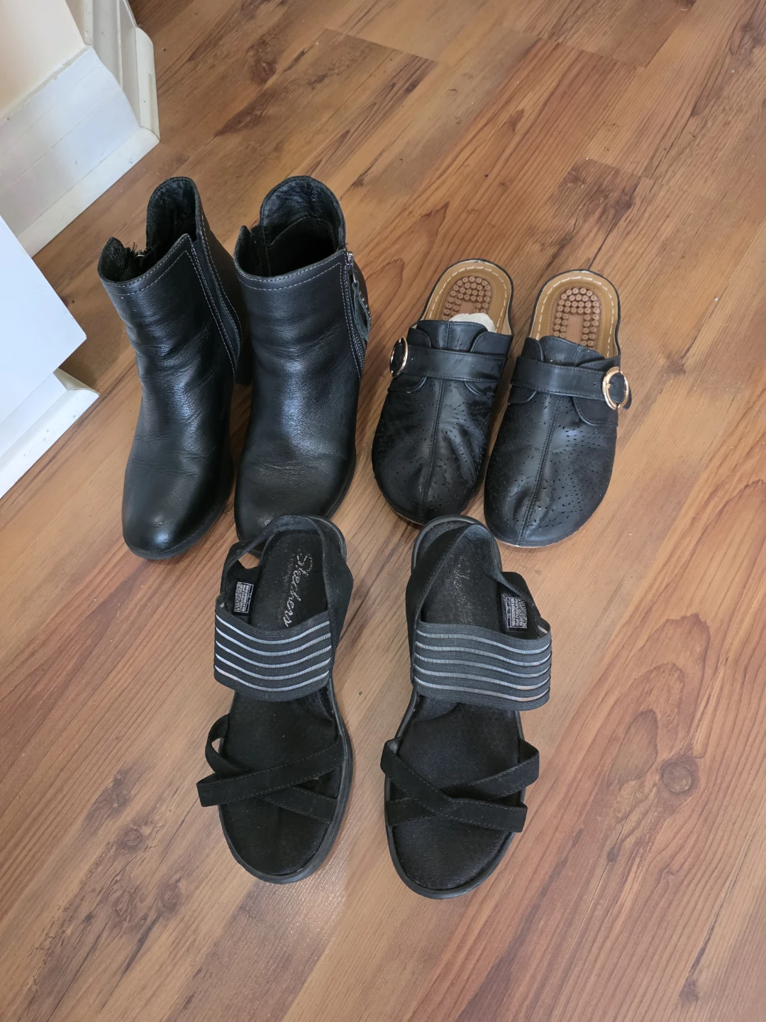 Lot of Women's Black Shoes (Boots, Sandals, Mules)
