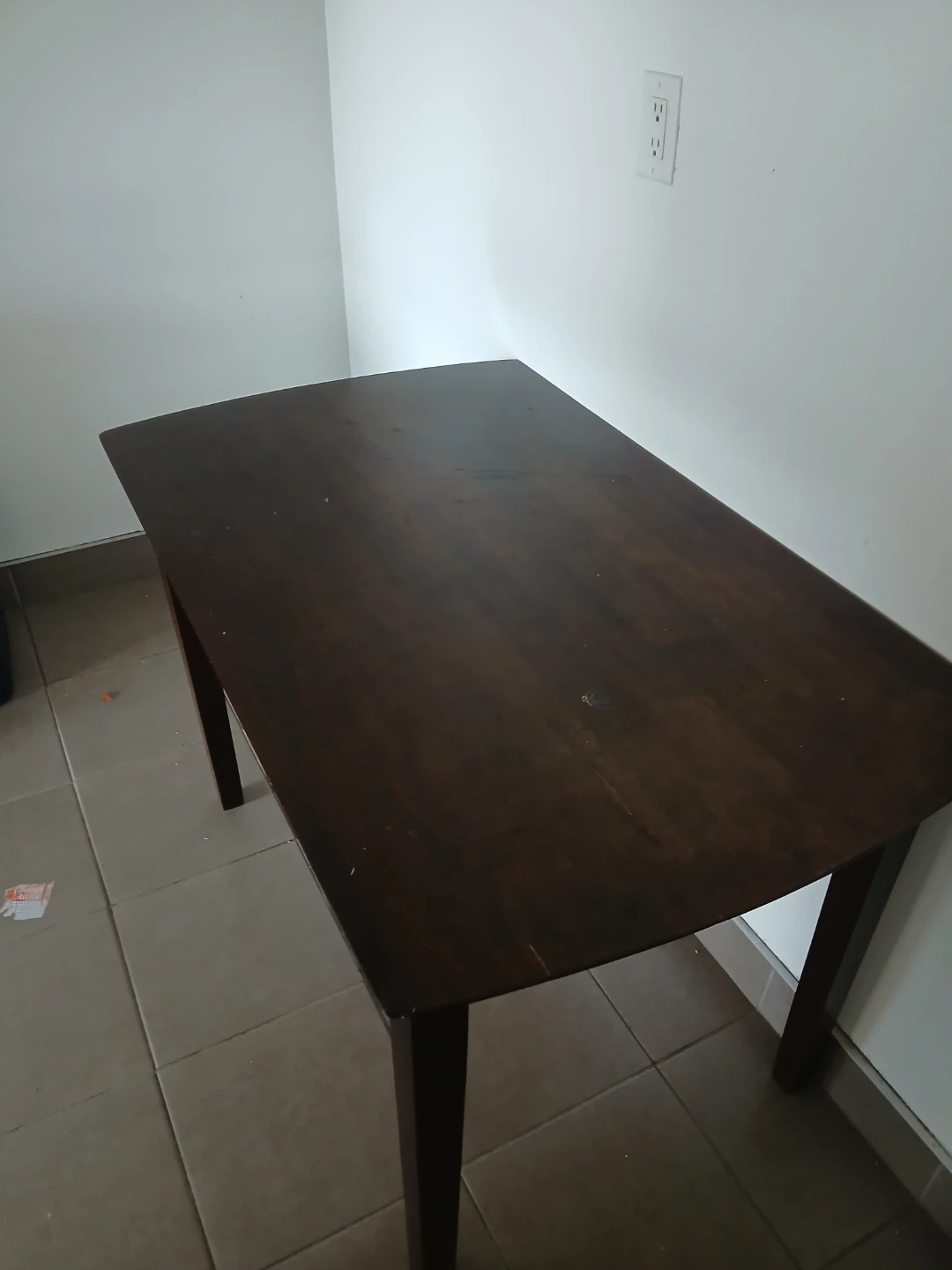Dark Brown Wooden Table