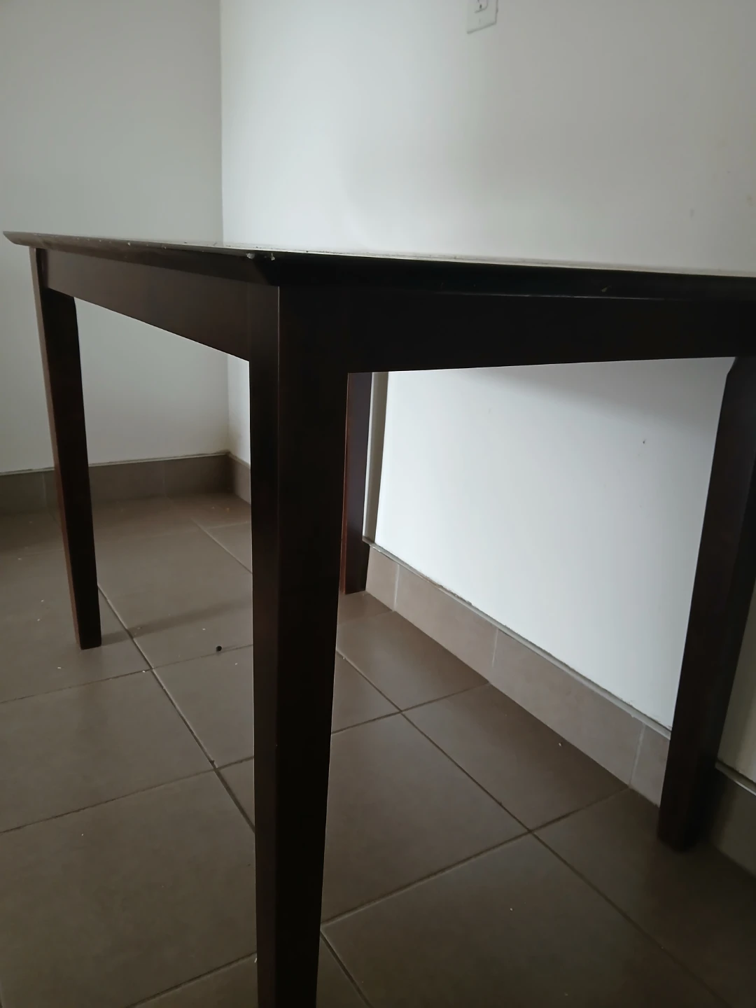 Dark Brown Wooden Table - photo 2