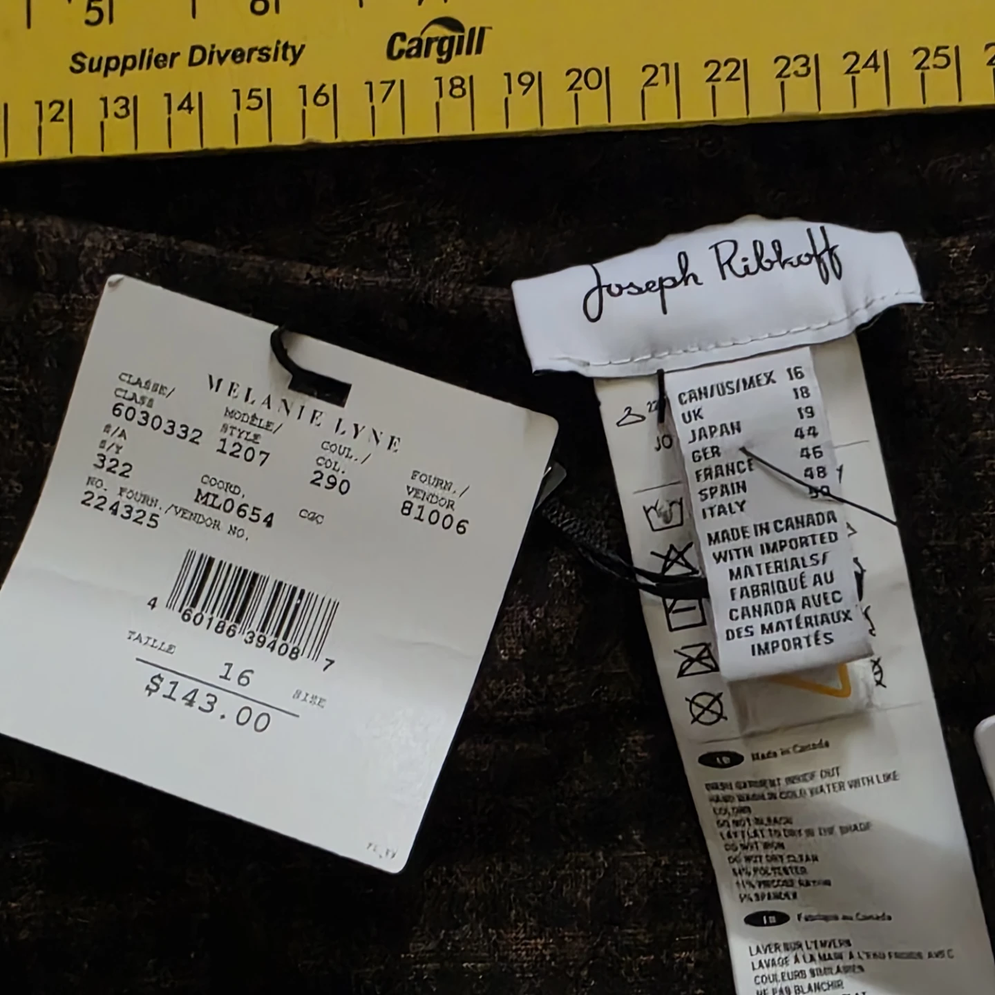 Joseph Ribkoff Plaid Slim Fit Pants Size 16 - photo 3