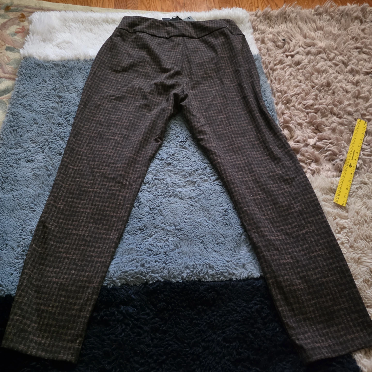 Joseph Ribkoff Plaid Slim Fit Pants Size 16 - photo 4