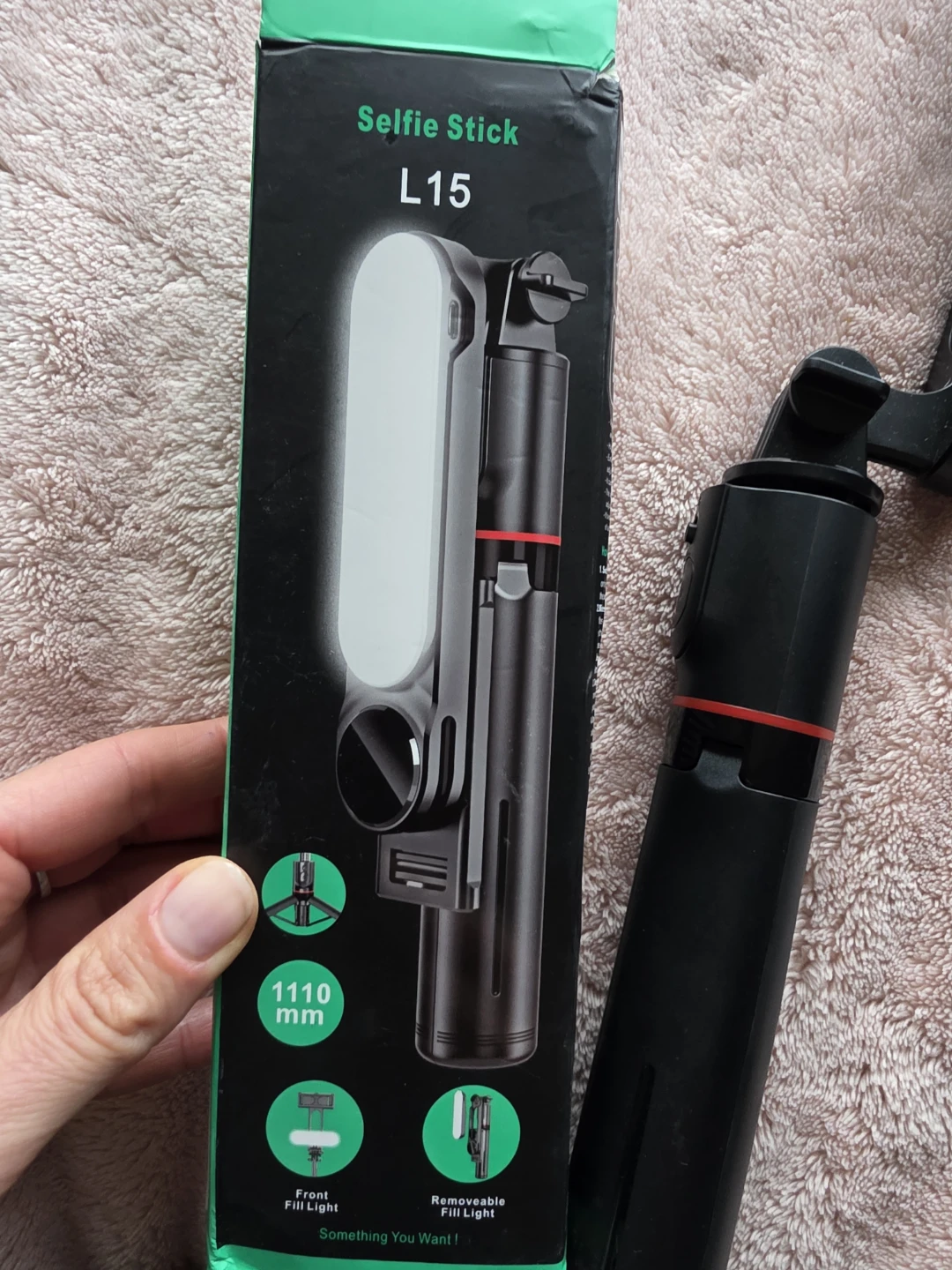 Selfie Stick L15 with Fill Light and Tripod - photo 5