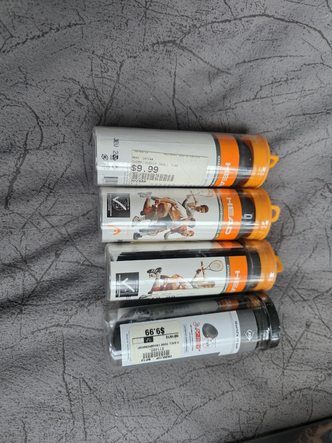 HEAD Championship 3-Ball Tennis Ball Tubes