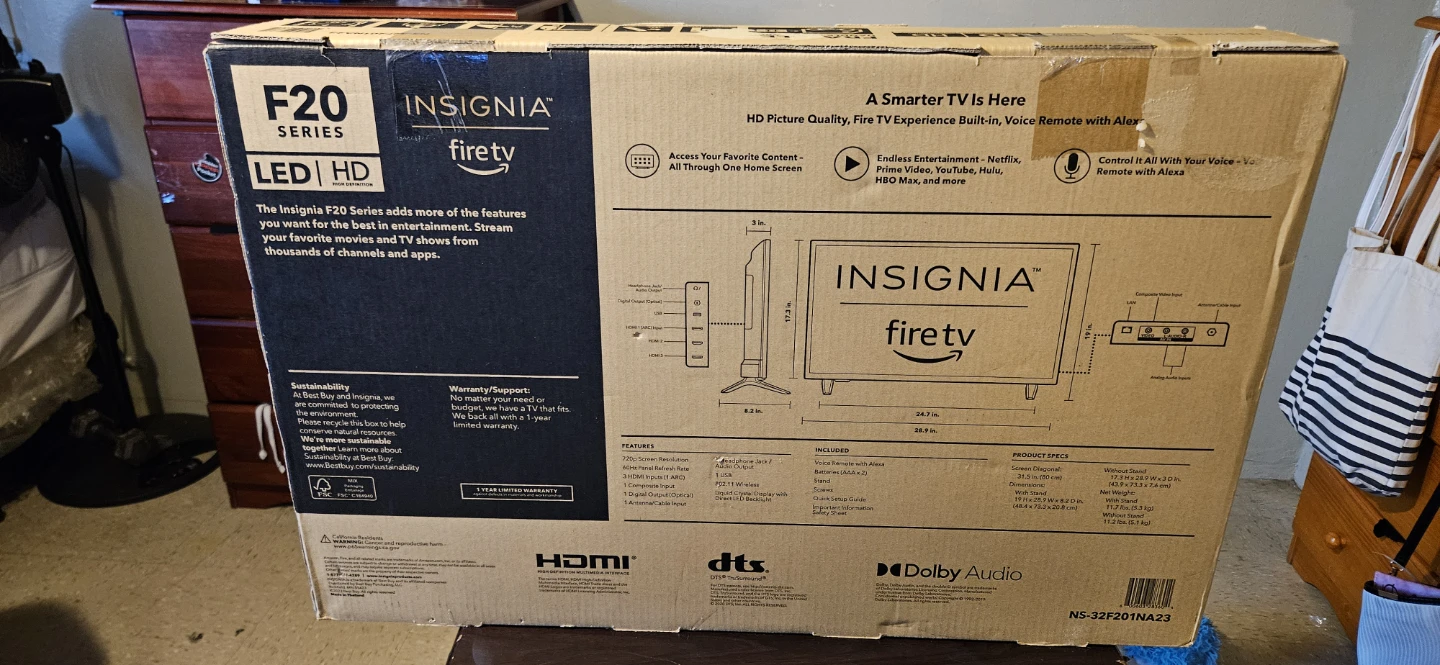 Insignia 32" F20 Series Fire TV LED HD - photo 3