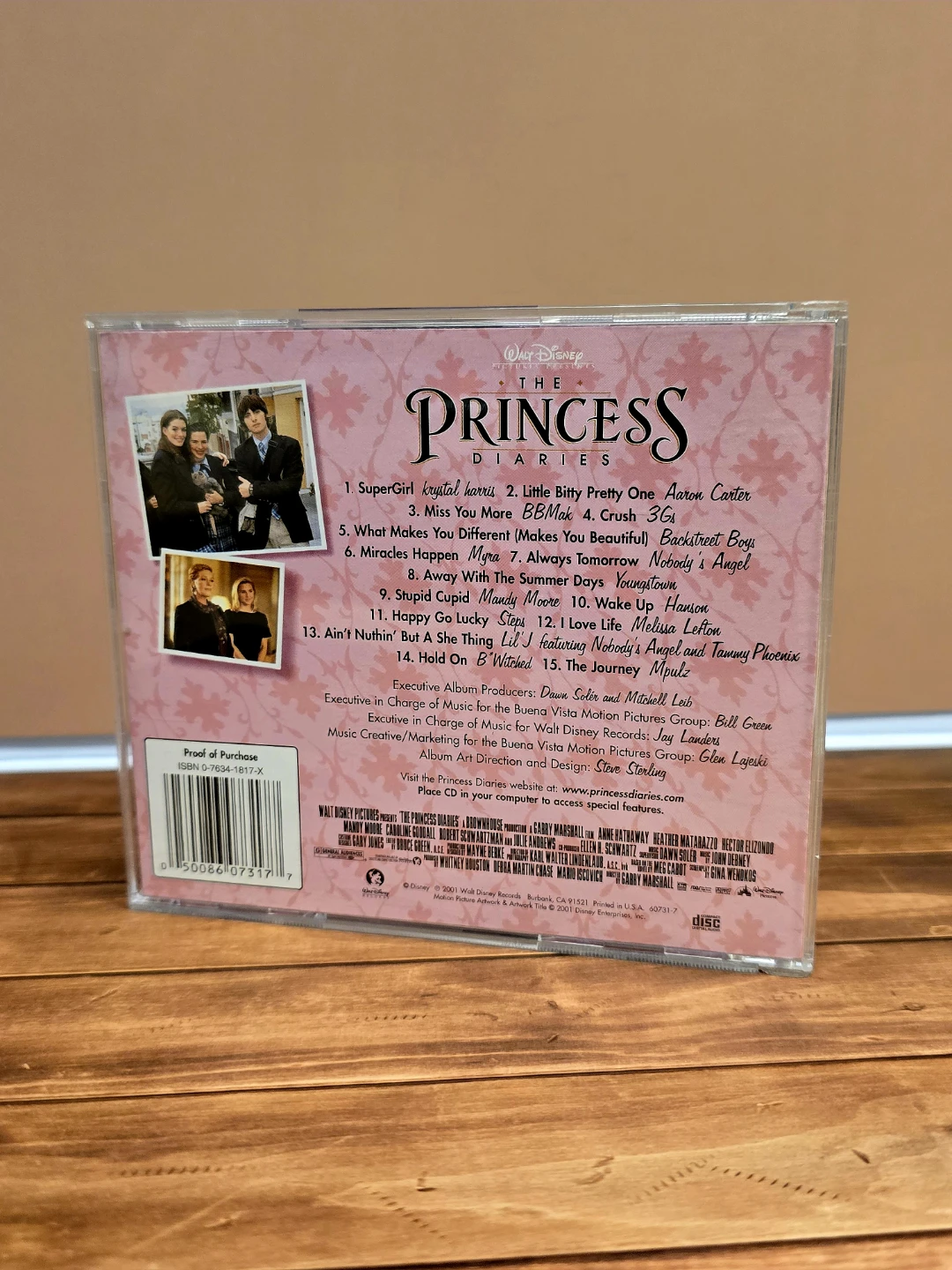 The Princess Diaries Original Soundtrack CD - photo 2