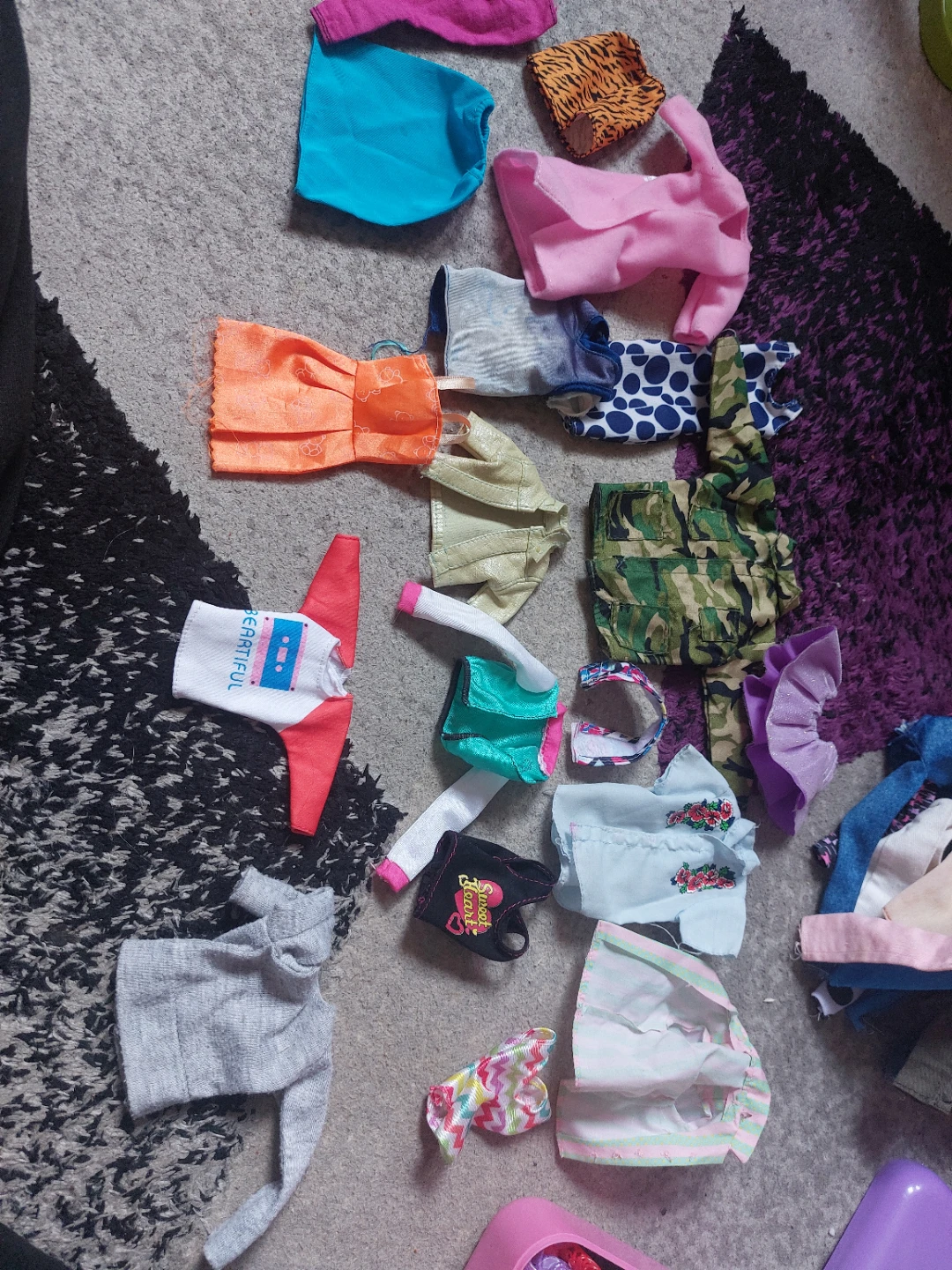 Assorted Doll Clothes and Shoes Lot - photo 3