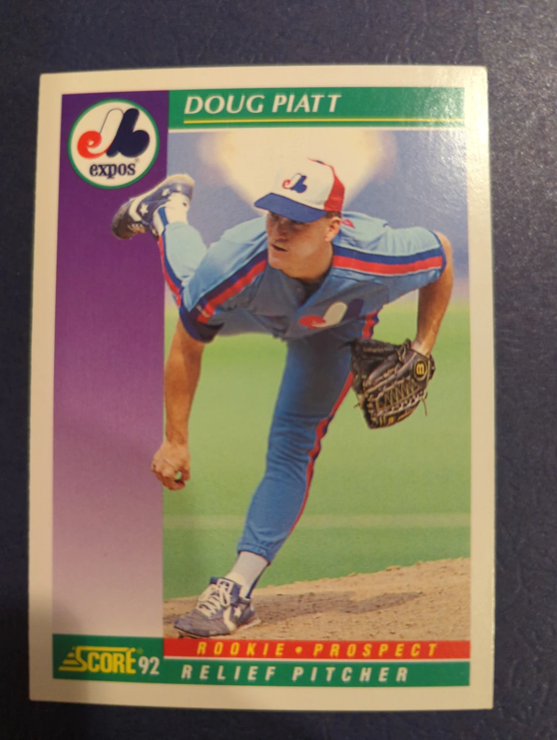 1992 Score Doug Piatt Baseball Card ⚽