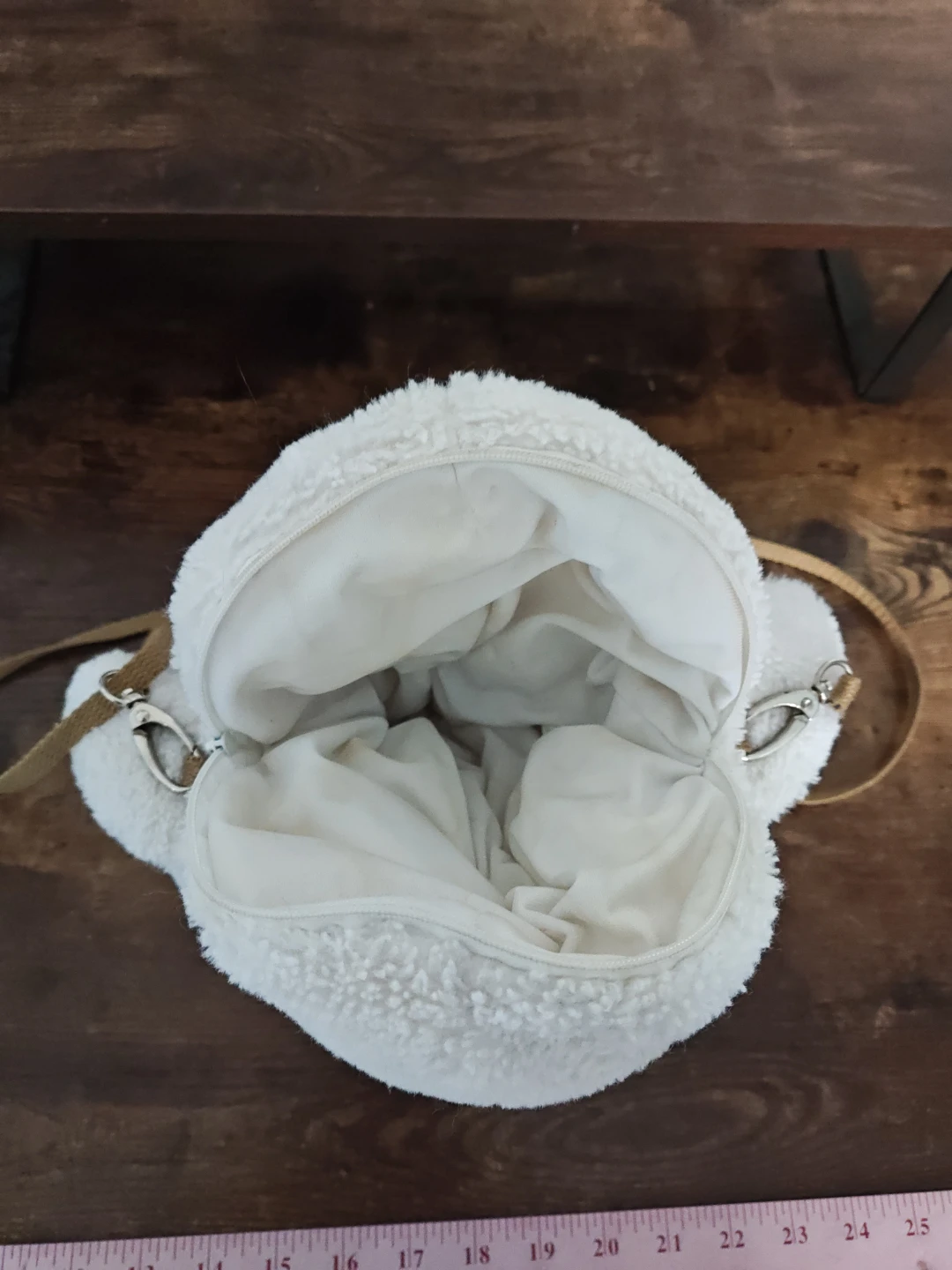 White Plush Bird Crossbody Bag - photo 2