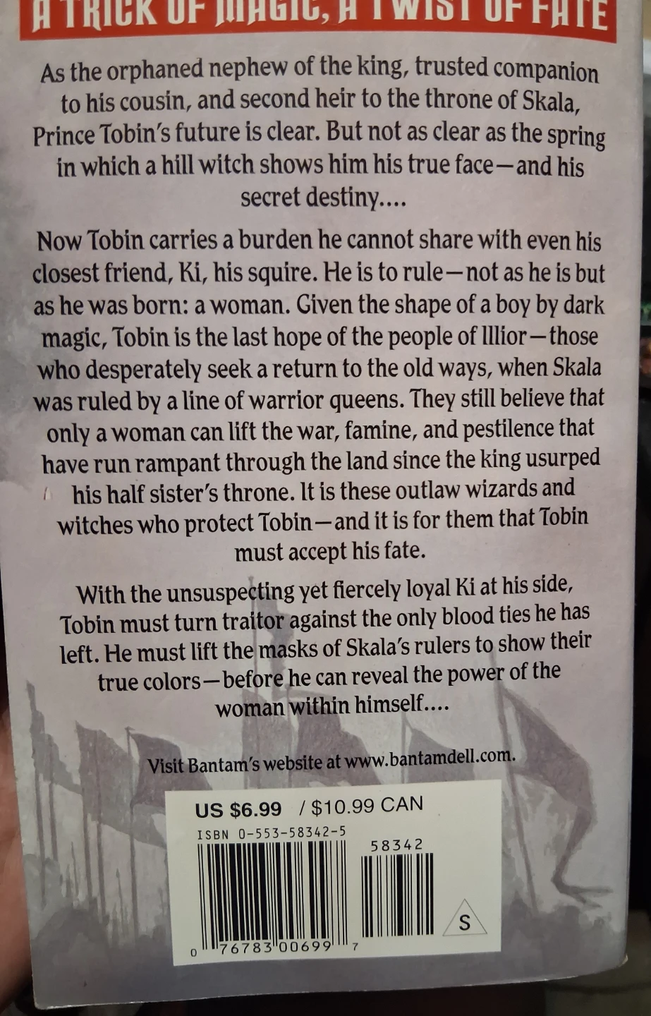 Hidden Warrior by Lynn Flewelling Paperback Book - photo 3