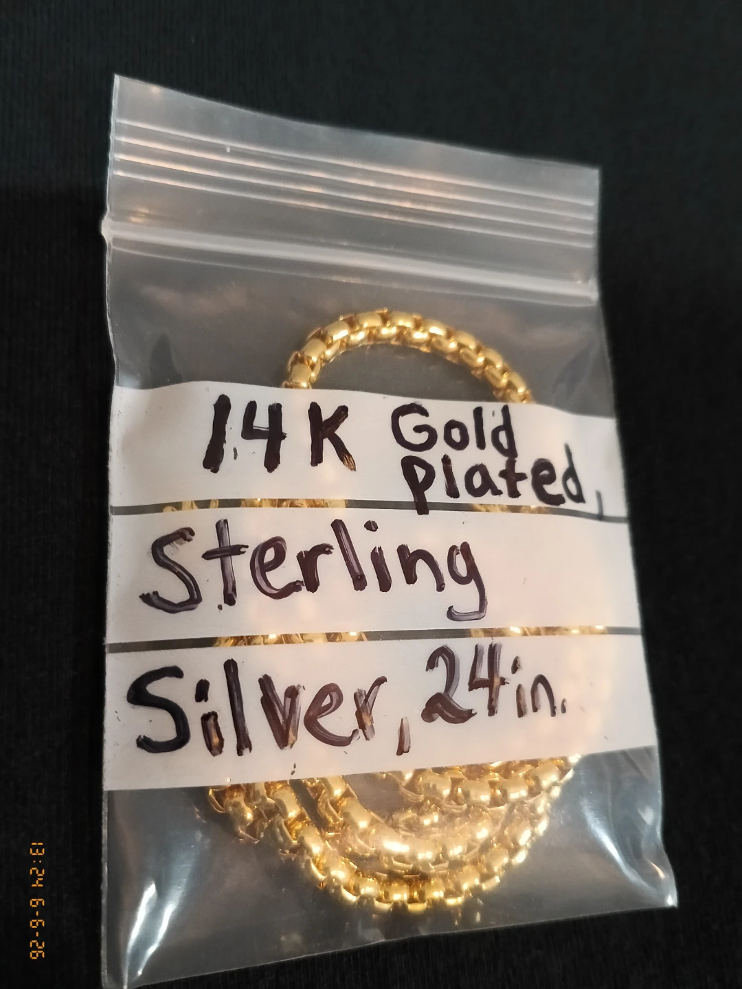 14 Karat Gold Plated , Sterling Silver , 24 in. - photo 2