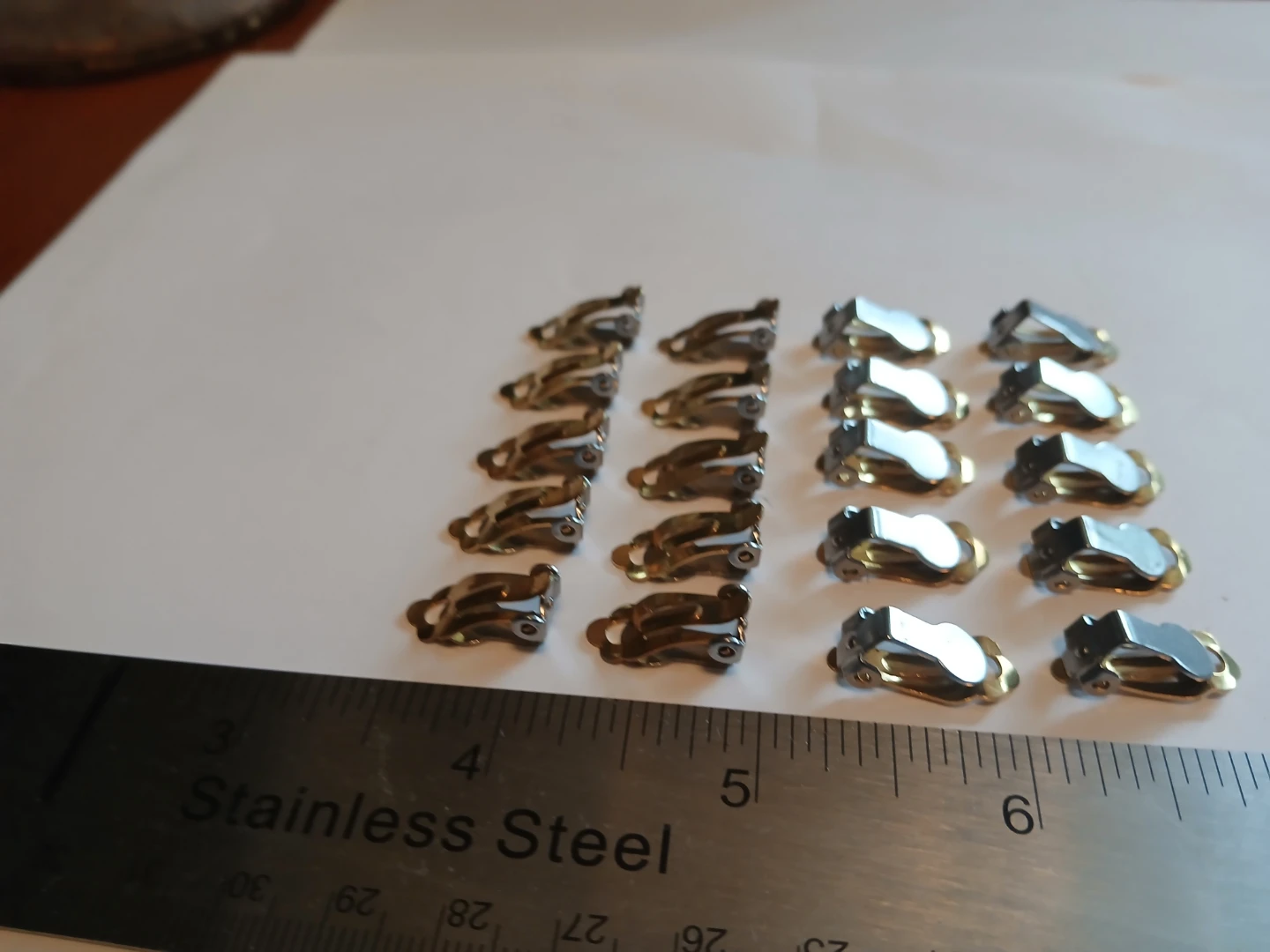 Bulk Lot of 30 Earring Clips Findings - photo 4