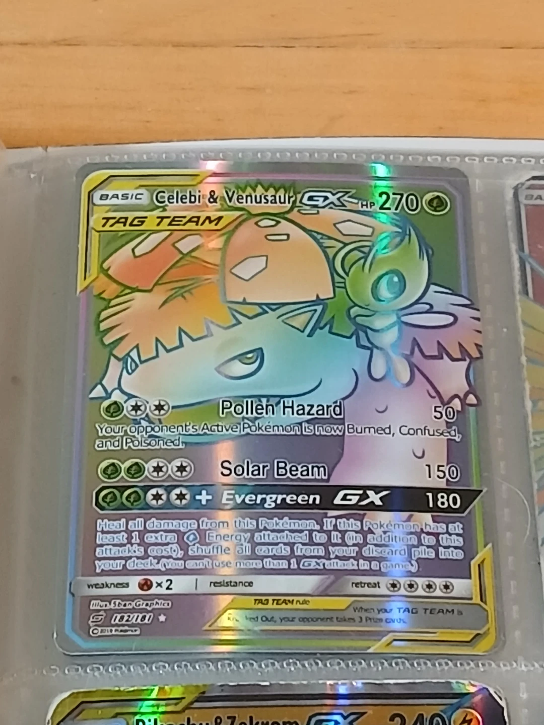 Pokémon Celebi & Venusaur GX TAG TEAM 182/181