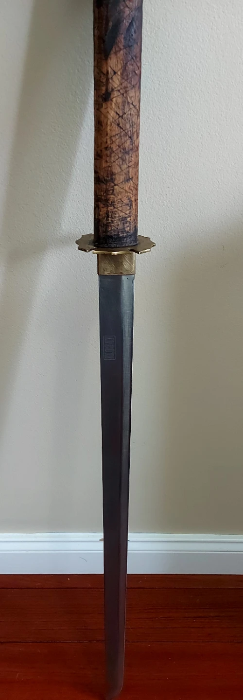 Katana Sword with Wooden Handle and Scabbard