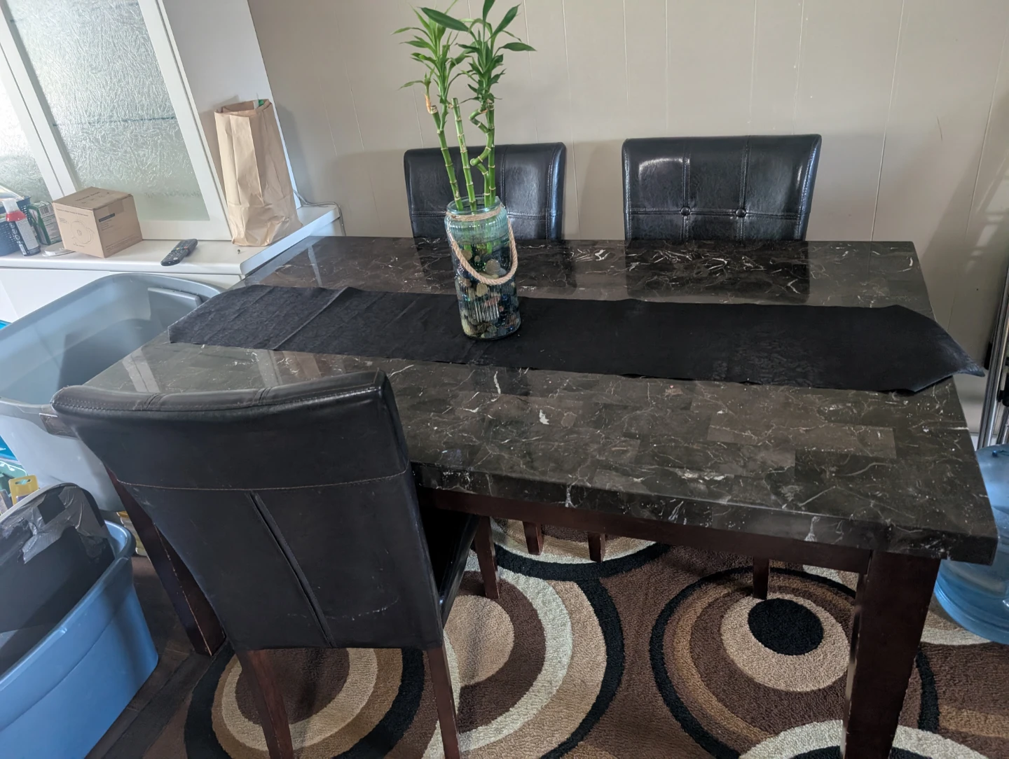 Marble Table with 3 chairs - photo 3