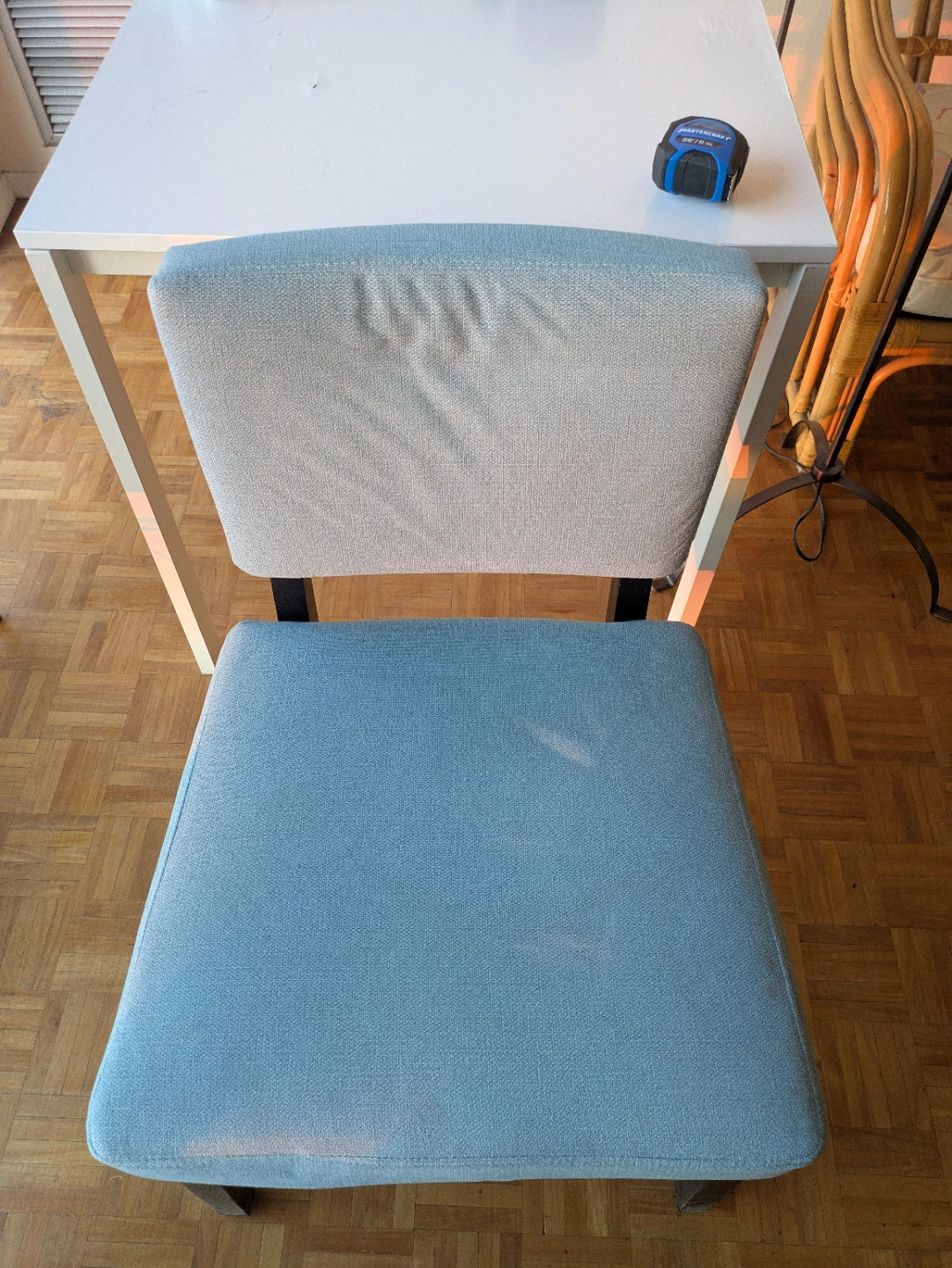 Upholstered Dining Chair (Blue) - photo 5