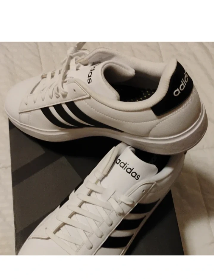 Adidas Grand Court 2.0 Leather Shoes - White - photo 3
