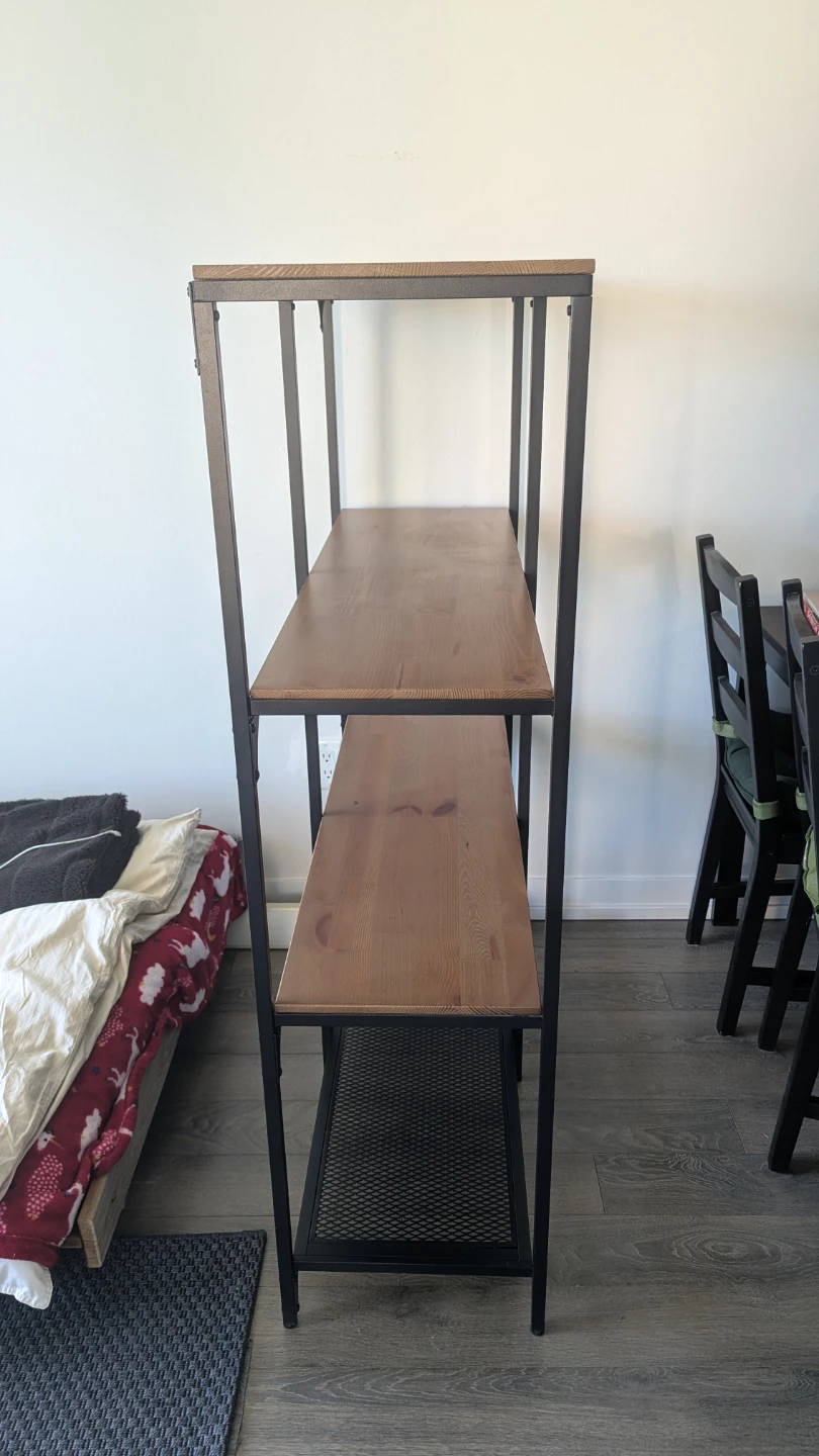 FJÄLLBO Metal and Wood Shelf Unit - photo 3
