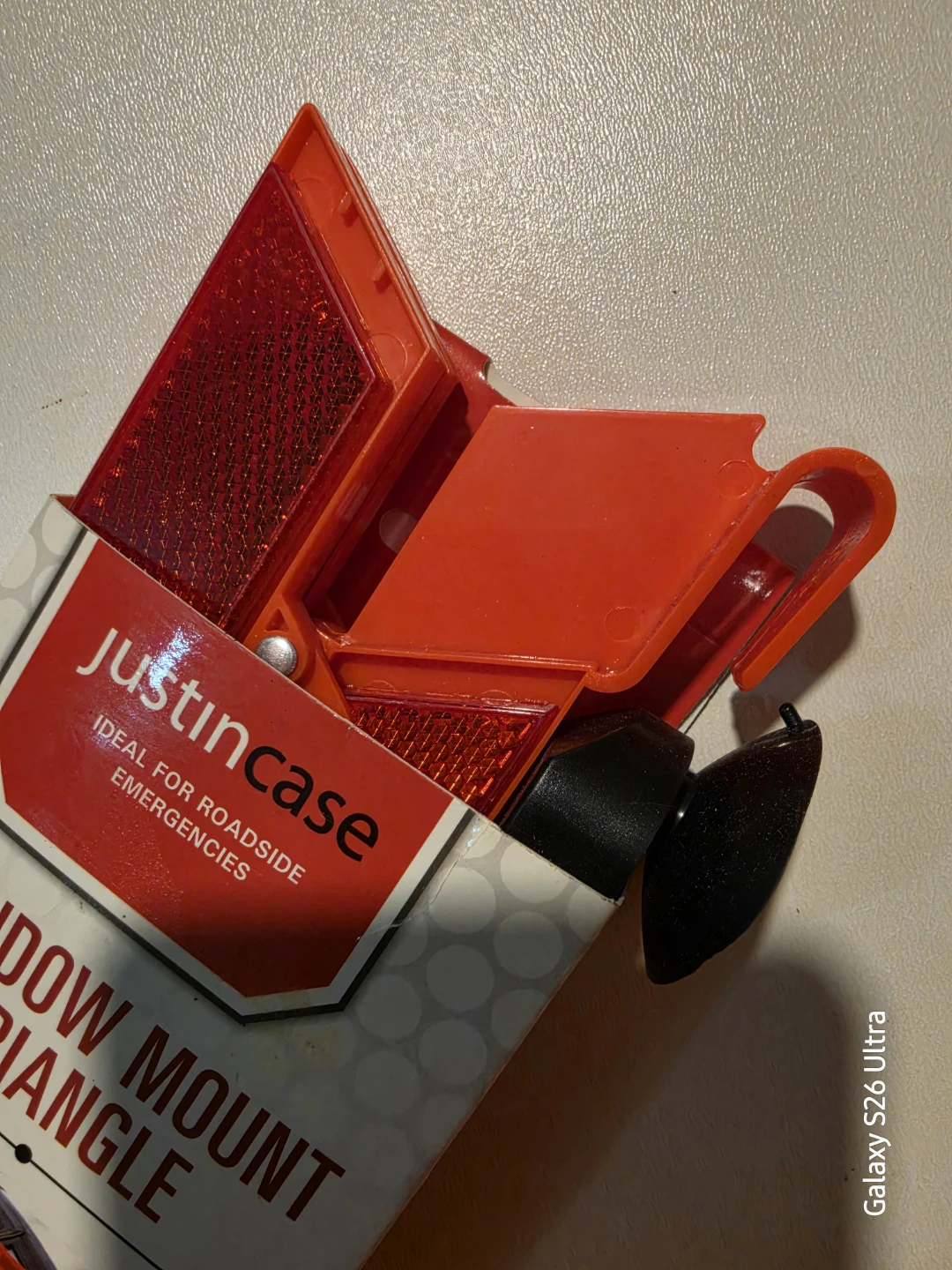 JustinCase" Window Mount ReflectiveTriangle Roadside Emergency - photo 4