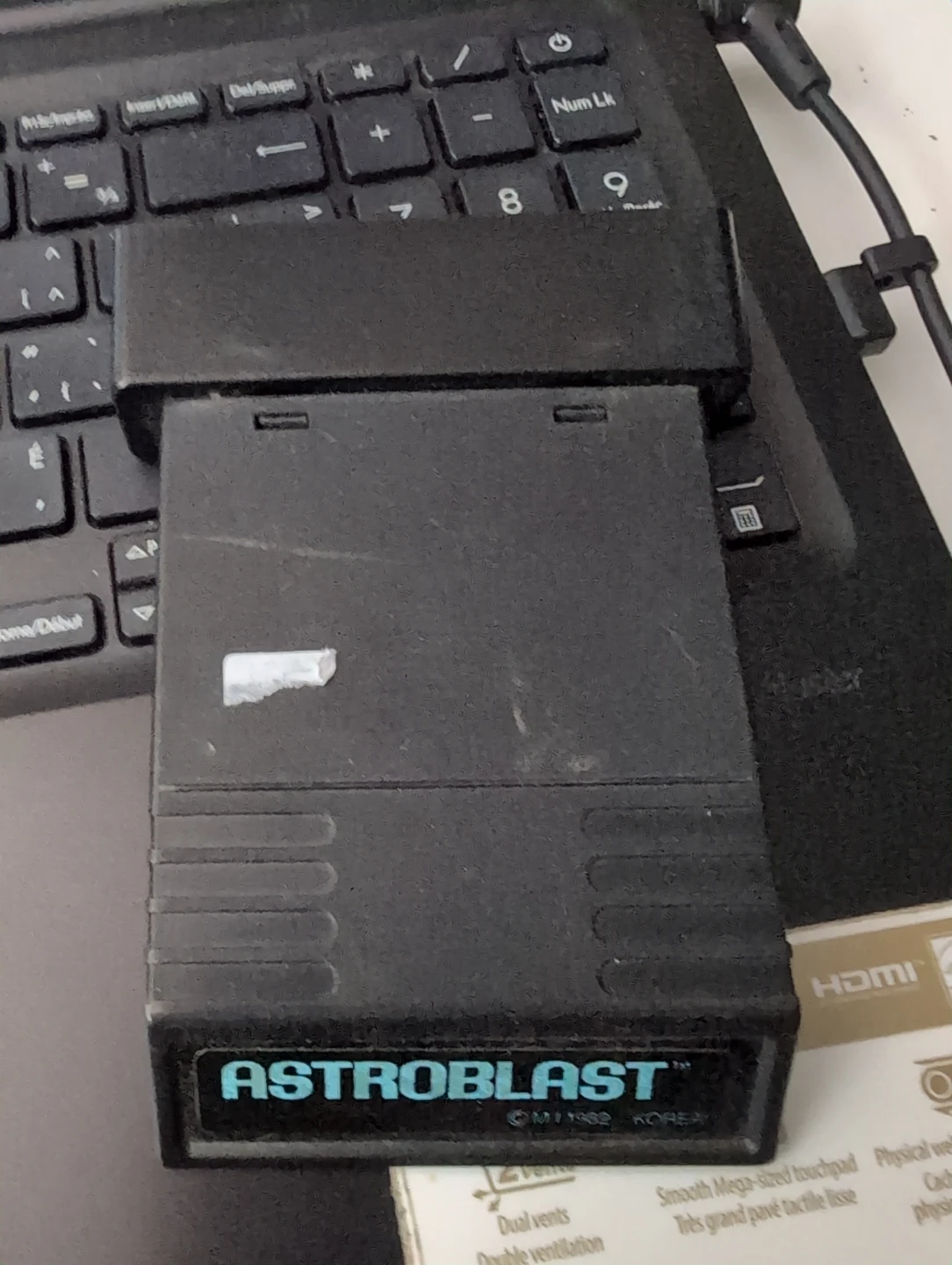ASTROBLAST Video Game Cartridge