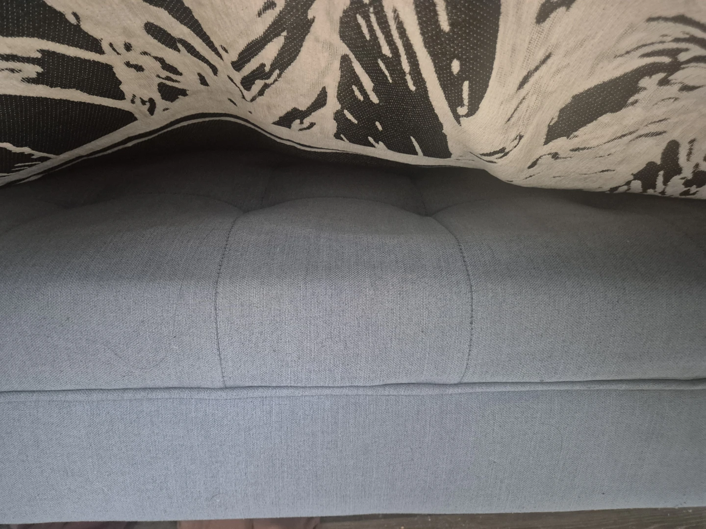 Sofa with Decorative Throw