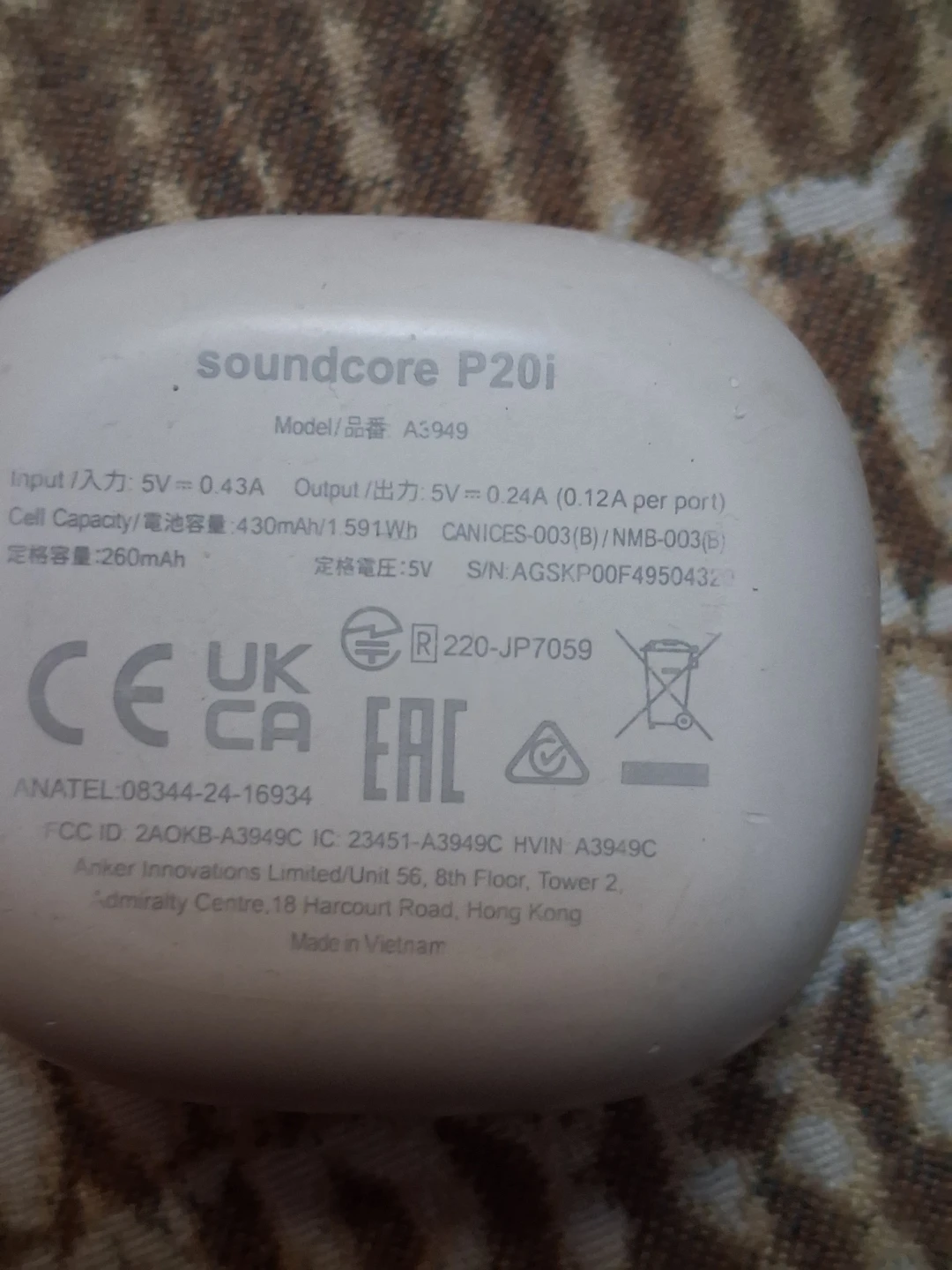 Soundcore P20i Wireless Earbud Charging Case - photo 2