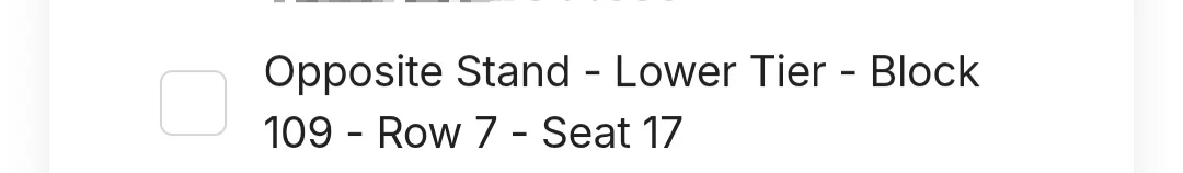 SENEGAL VS IRAQ 1x TICKET