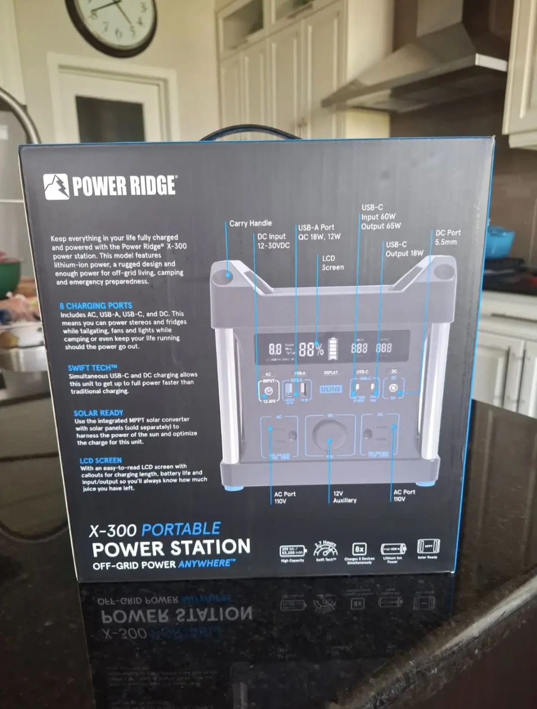 Power Ridge X-300 Portable Power Station. - photo 2