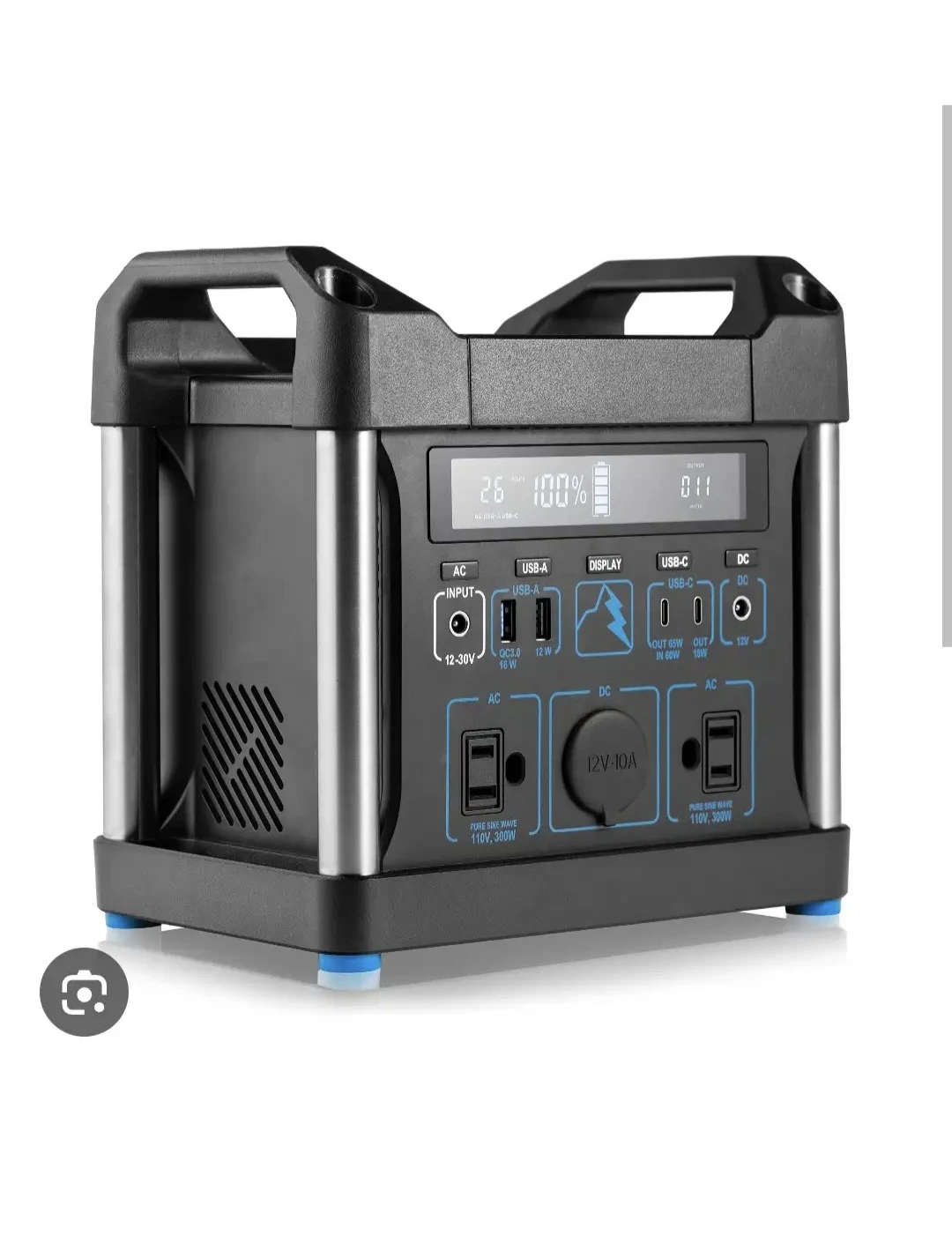 Power Ridge X-300 Portable Power Station. - photo 3
