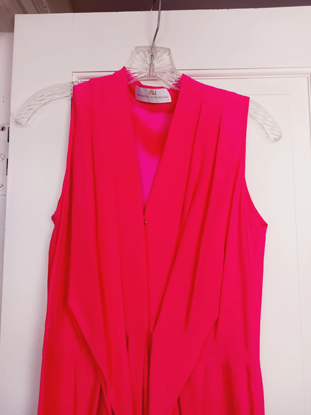 AMANDA UPRICHARD HOT PINK ROMPER/ JUMPSUIT.size 0 - photo 2