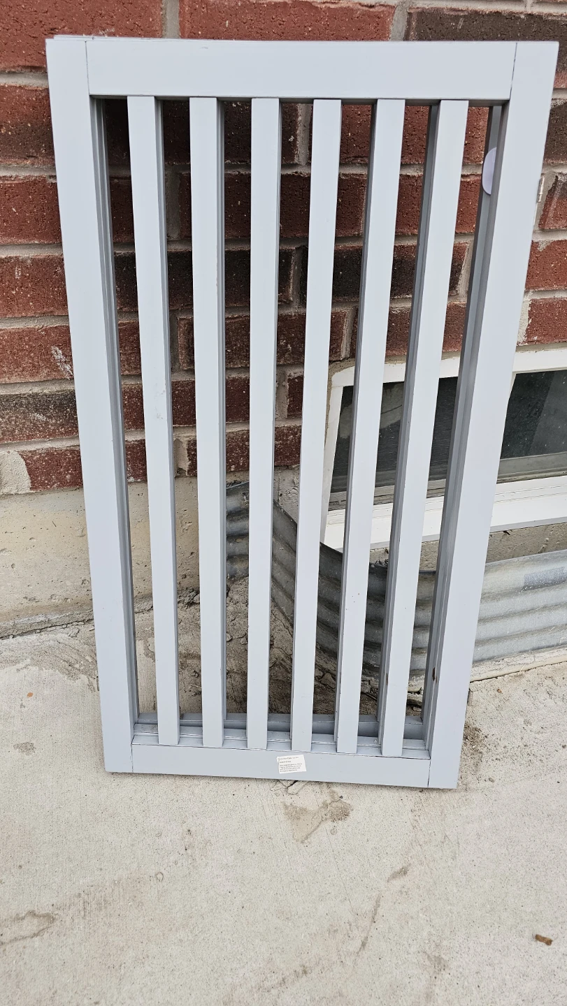 Grey Wooden Pet Gate