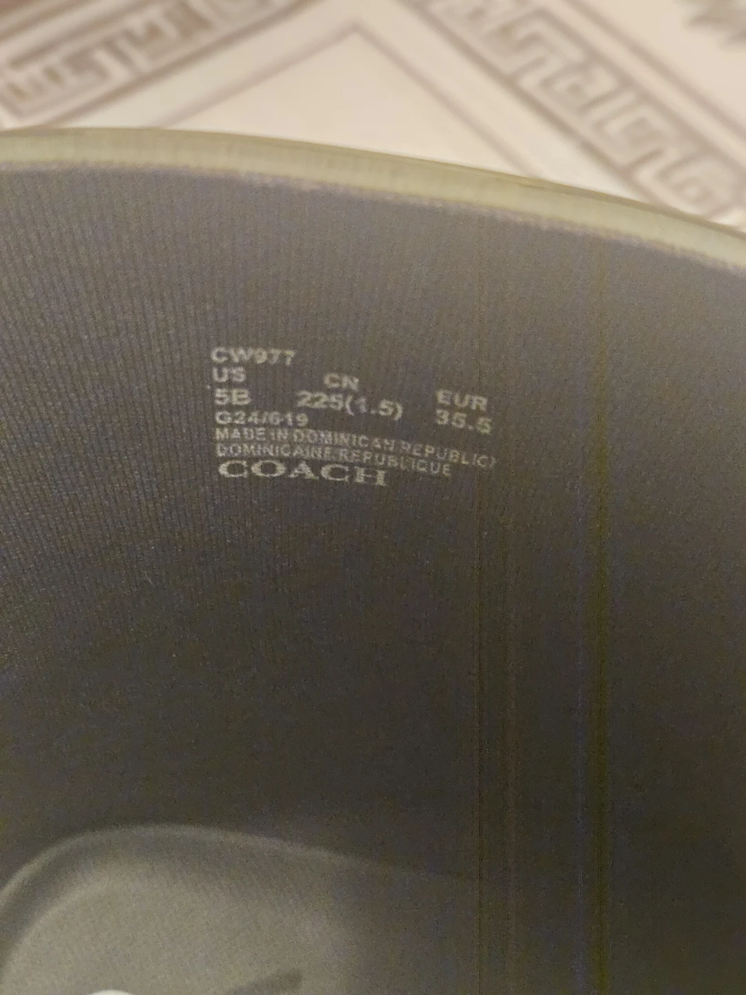 COACH Grey green Rubber Rain Boots - photo 3
