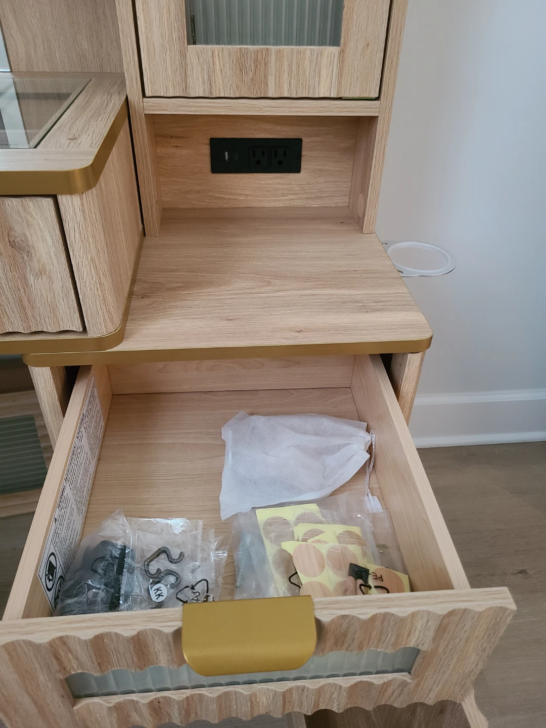 Vanity Desk with Mirror and Storage - photo 5