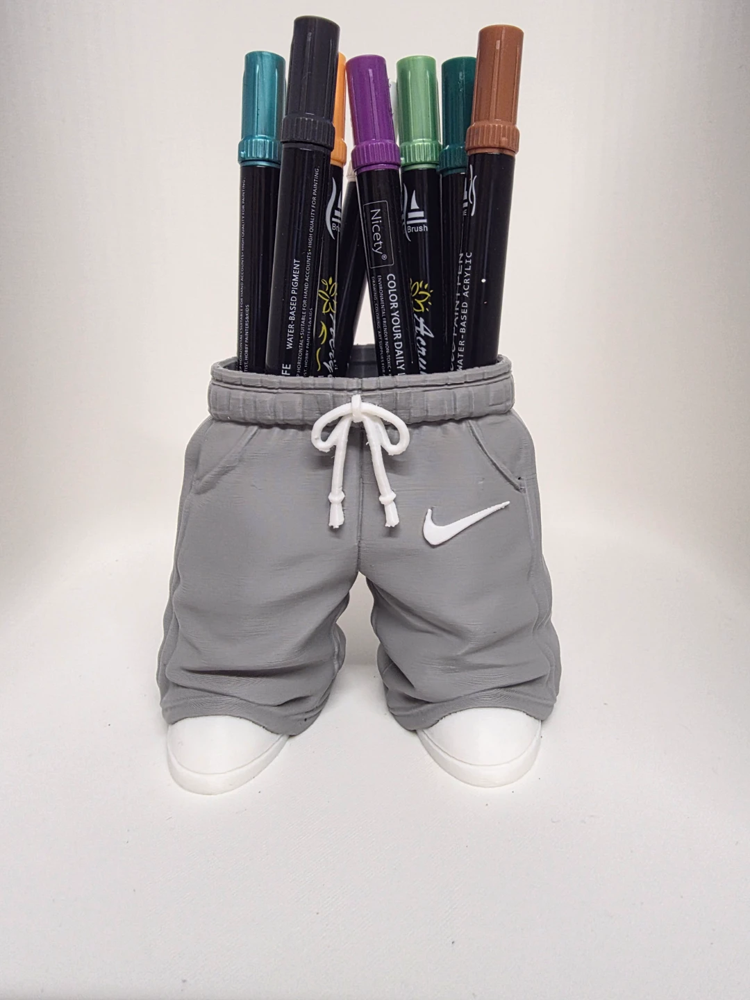 Grey Sweatpants Pen Holder
