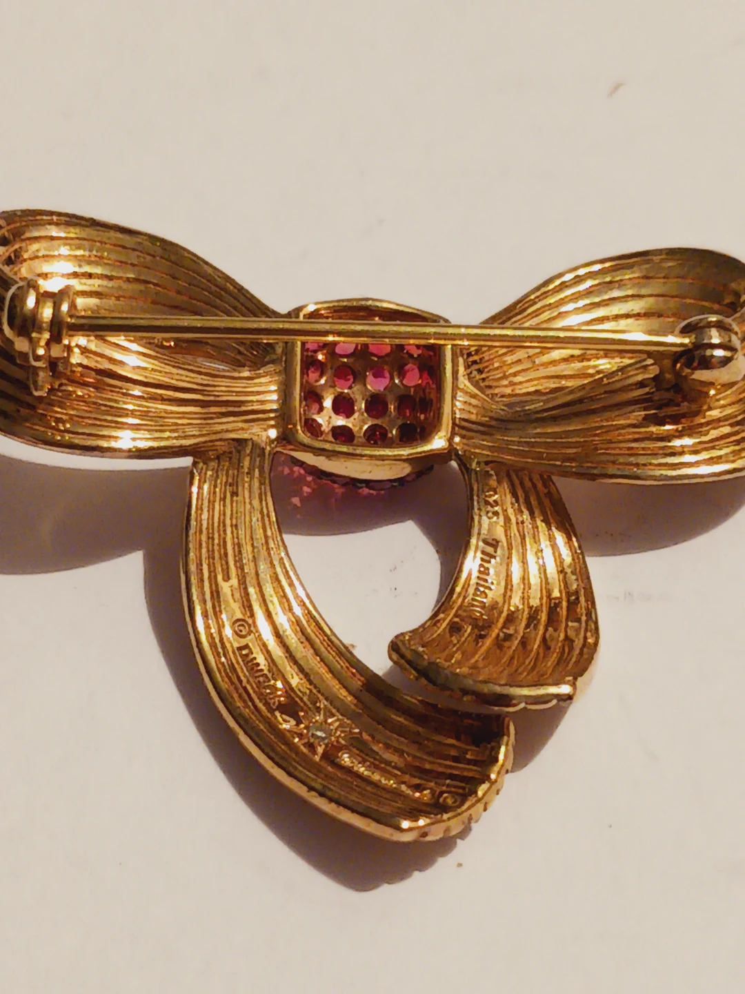 STEPHEN DWECK DESIGNER SIGNED GOLD OVER STERLING SILVER BROOCH - photo 4
