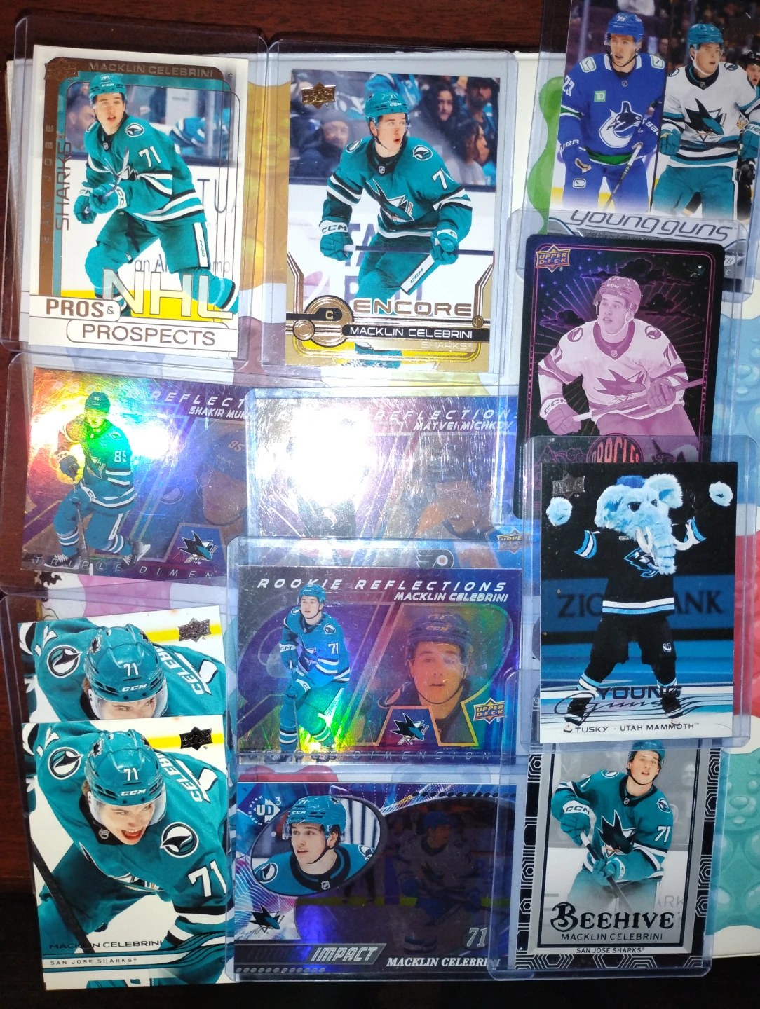 Macklin Celebrini Hockey Card Lot