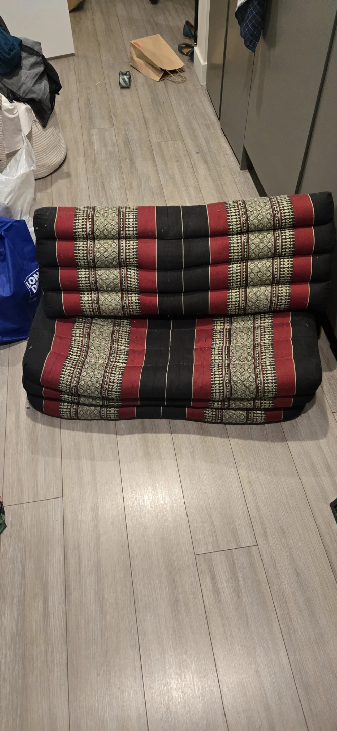 3-Fold Kapok Mat with Triangle Cushion