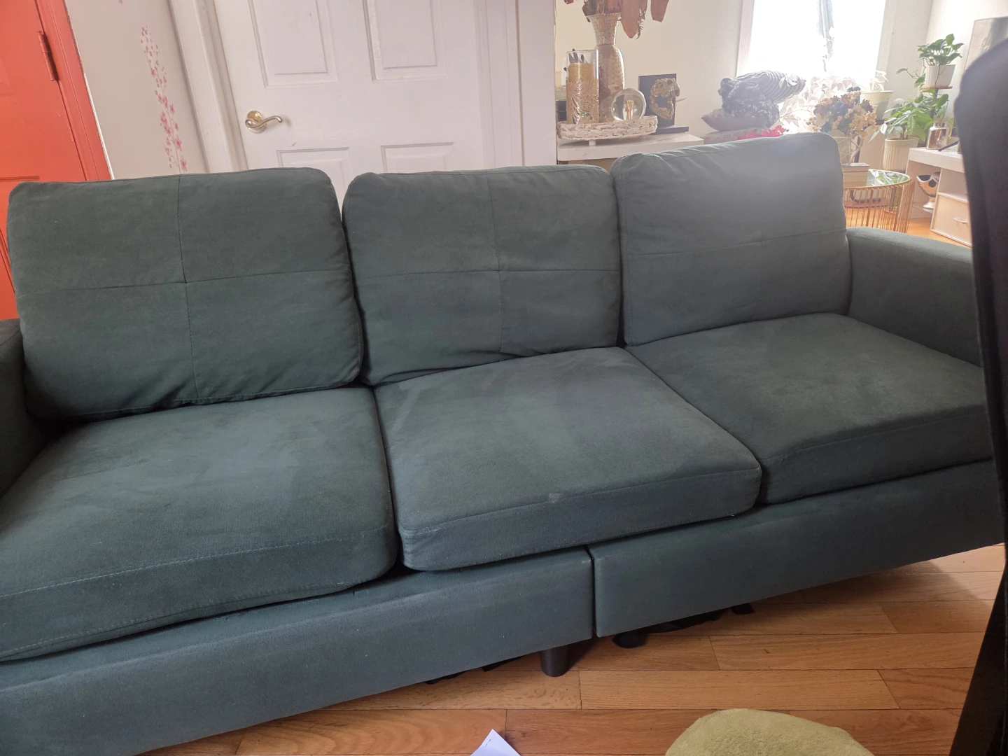 Dark Green 3-Seater Sofa