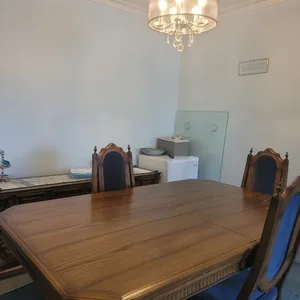 Wooden dining table